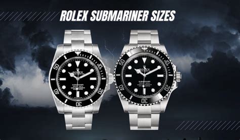 how many mm is the rolex submariner|rolex submariner size comparison.